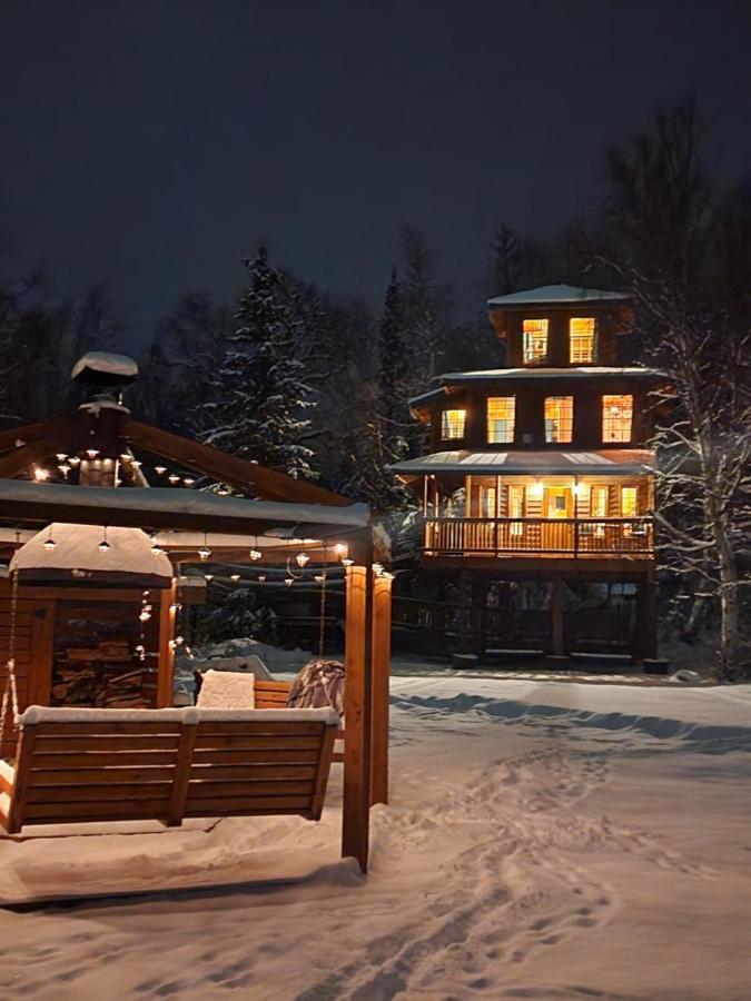 The Eagle'S Nest Treehouse Cabin Палмер Экстерьер фото